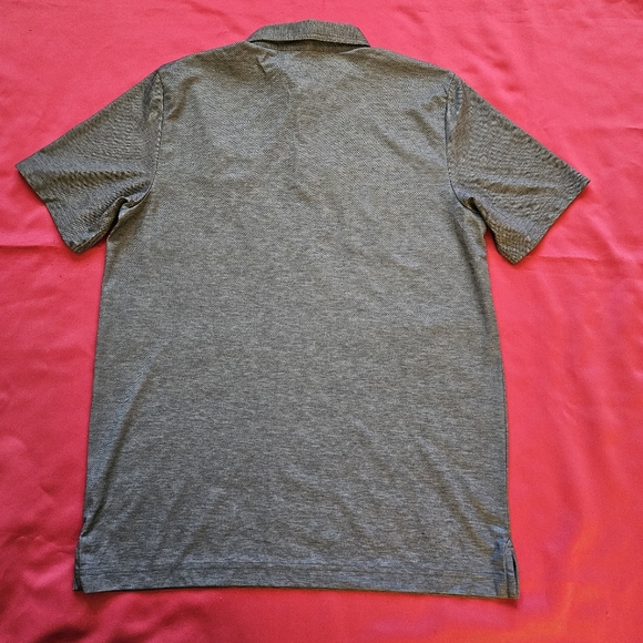 New Men's TravisMathews Grey Polo Short Sleeve Shirt Size L. - Picture 8 of 9